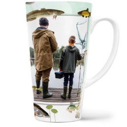 Fotohrnek latte velký - originální dárek - Rybář